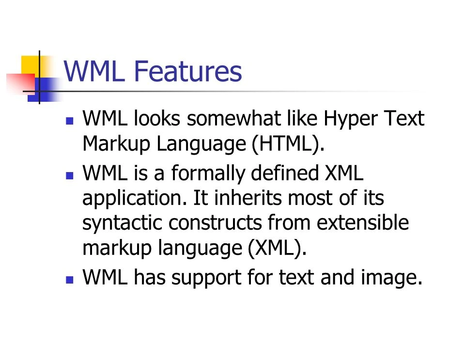 Wireless Markup Language