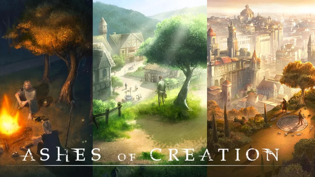 Ashes of Creation MMORPG dengan Dunia Dinamis PvP Epik!