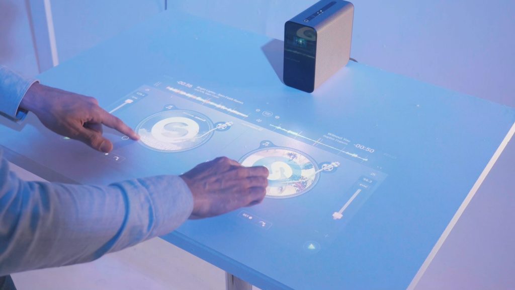 Touch projector