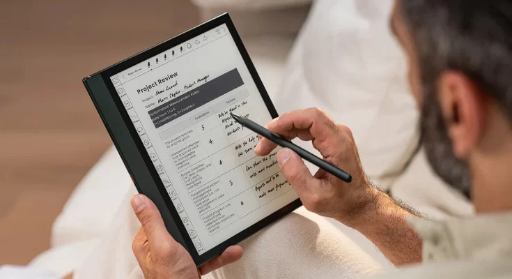 E-ink tablet