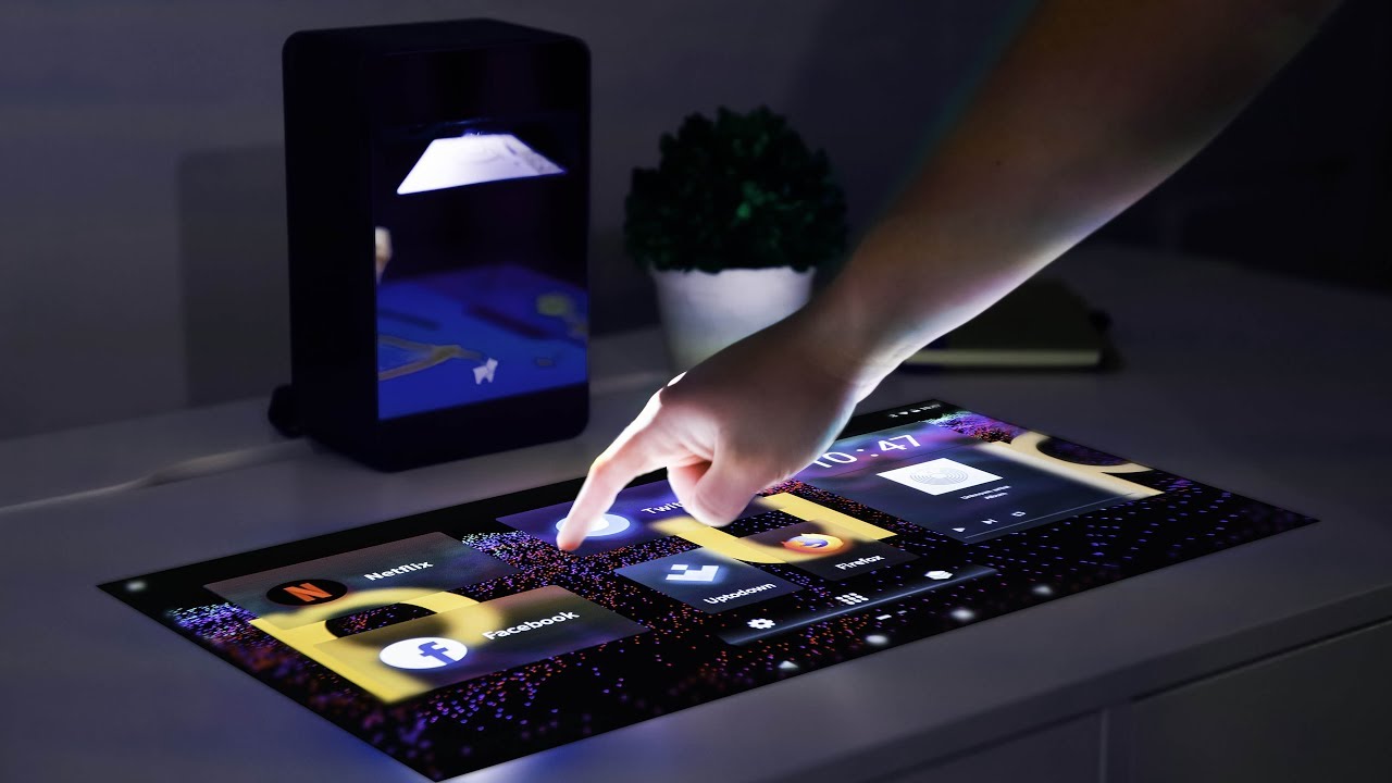 Touch projector